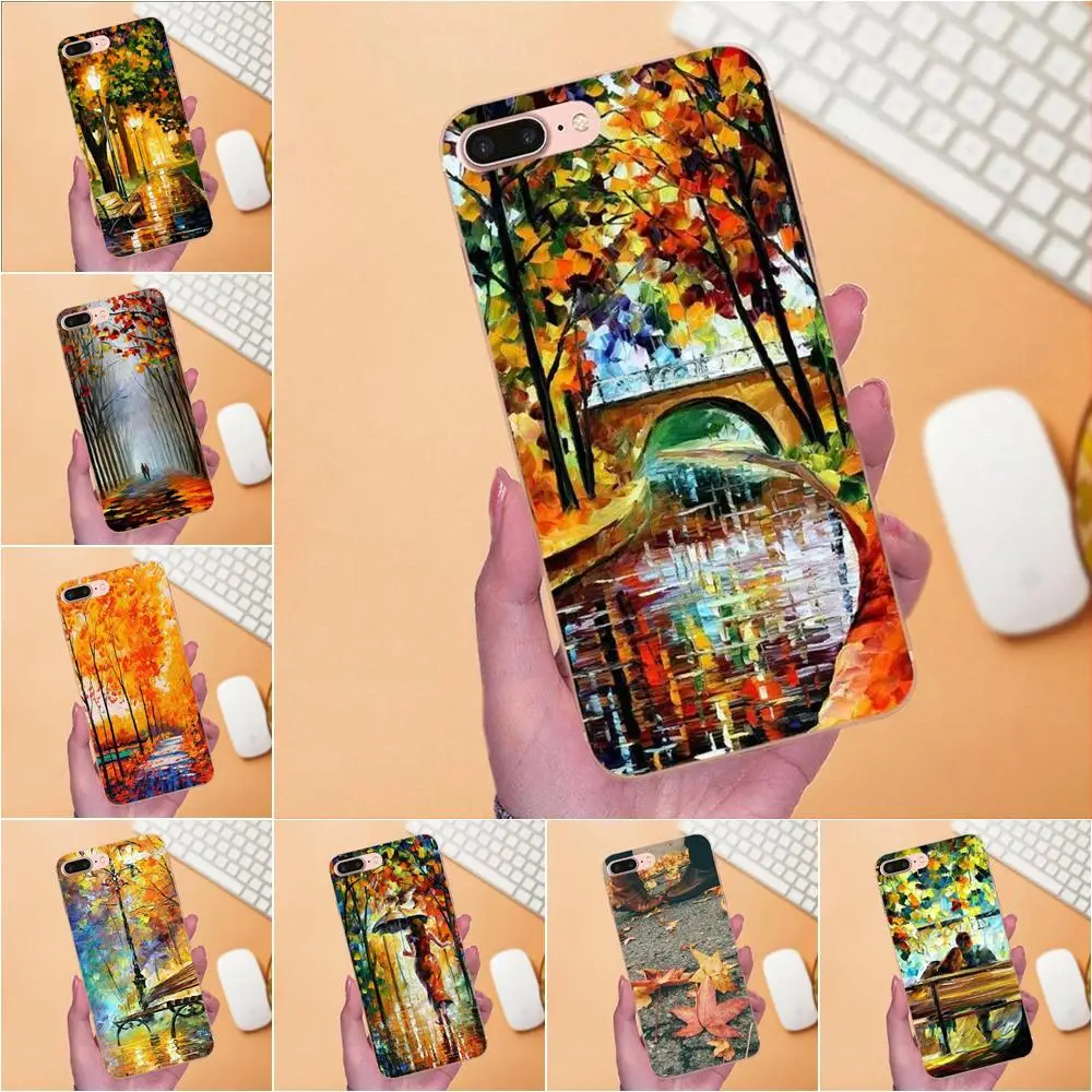 Любовь в рисунок на тему осени тонкий узор кожи для Xiaomi Redmi Note 2 3 3S 4 4A 4X 5 5A 6 6A Pro