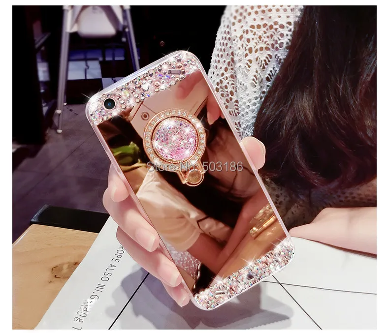 Beautiful Diamond Silicone Mirror Soft case For iPhone 11 Pro X XS Max XR 7 8 6 6s Plus 5 5S Rhinestone cover Phone cases |