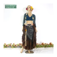 7years old lil girl 2021lace belly dance top ats tribal choli iong sleeve womens costume br21 25