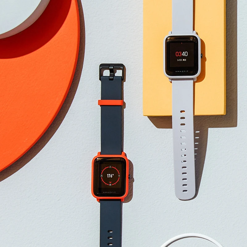 Смарт часы Huami Amazfit Bip монитор сердечного ритма фитнес трекер gps подключение умные