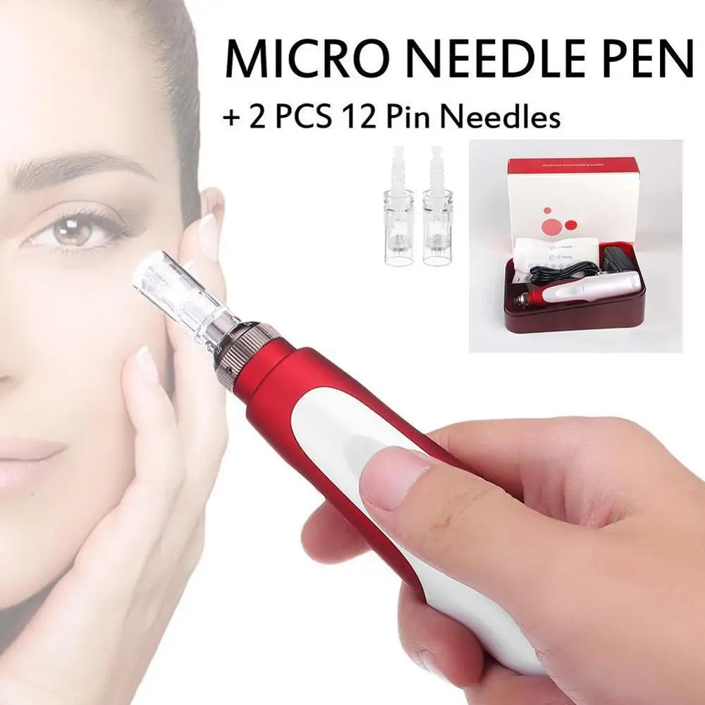 Dr. pen N2 W штыковая Дерма ручка иглы картридж наконечники (12pin иглы) для