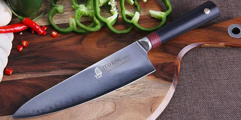 Нож шеф повара кухонные ножи из дамасской розы японские AUS 10 HC нержавеющей Steel G10 с