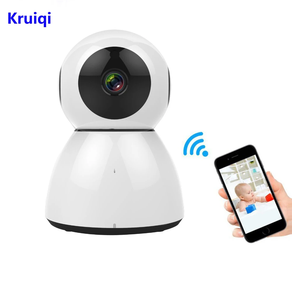 Kruiqi 360 панорамная Беспроводная ip камера 1080P домашняя система видеонаблюдения CCTV 2
