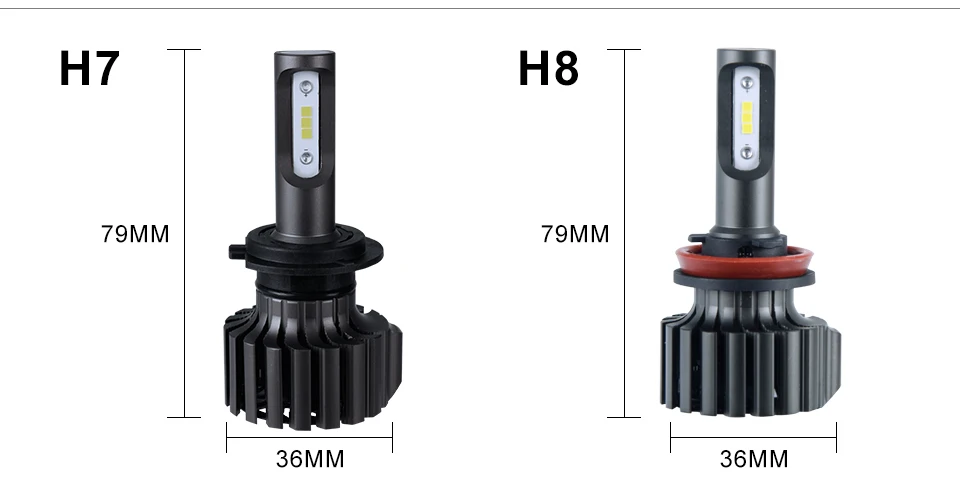 Foxcncar H7 H4 светодиодный 6500K 3000K 8000K 4300K CSP 72W фары для 12000LM фар автомобиля H4 Hi Lo луч H1 H3 H11 H8 9005 9006 HB3 HB4 H15 12V