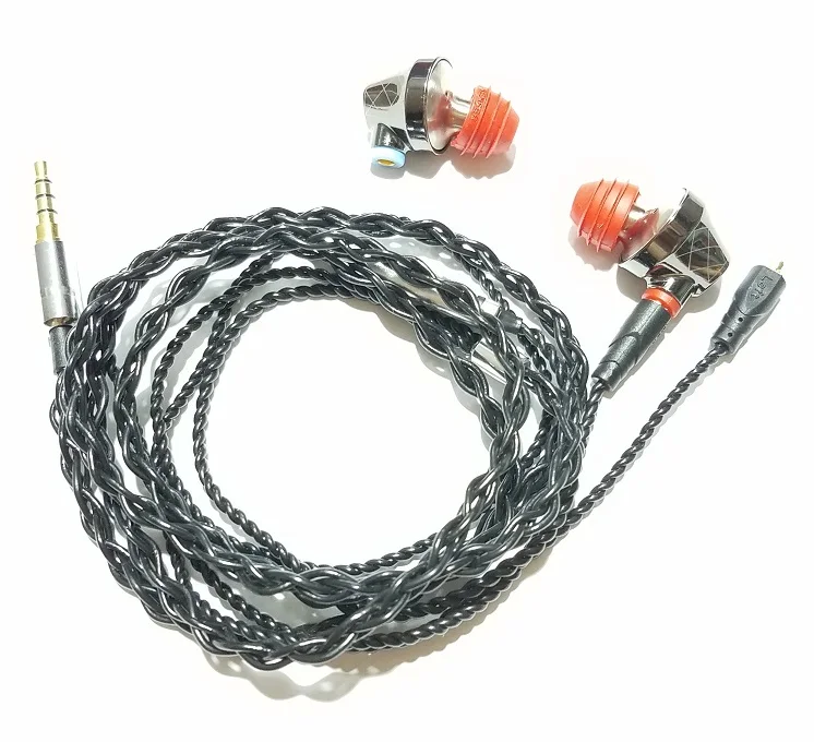 black 3 mic Новая технология SENFER DT6 пьезоэлектрические наушники баланс арматура Earburd динамический PK ie80S ie800 MMCX кабель гарнитура V90 - Цвет: black 3 mic