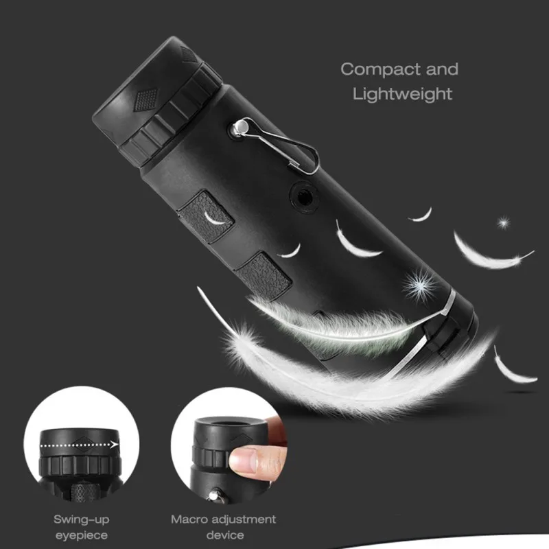 Портативный мобильный телефон с телескопом 40X60 Монокуляр высокой четкости