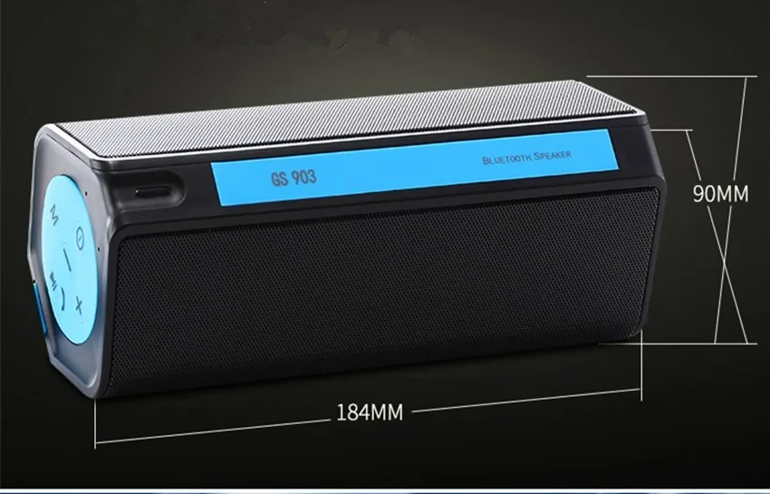 Открытый Беспроводной Водонепроницаемый Портативный Bluetooth Динамик сабвуфер