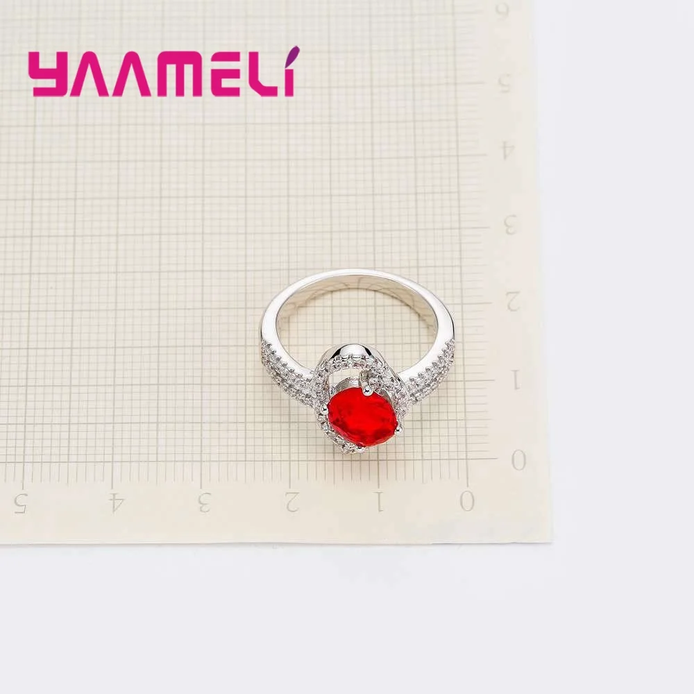 Романтические любовные подарки искусственное серебро изысканные 3A прозрачные CZ