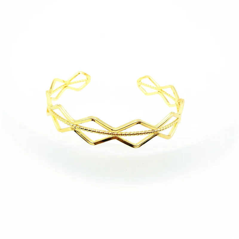 Винни Дизайн Ювелирные изделия 3 цвета для женщин вечерние проволочные браслеты