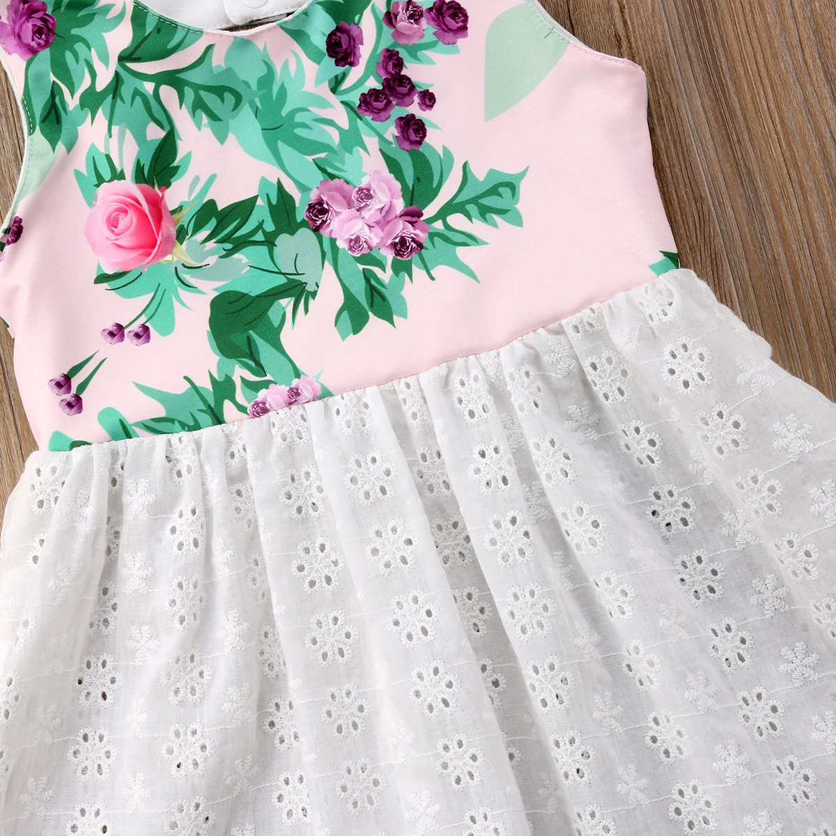 2018 Новый модный тренд для маленьких девочек праздничное платье без рукавов с