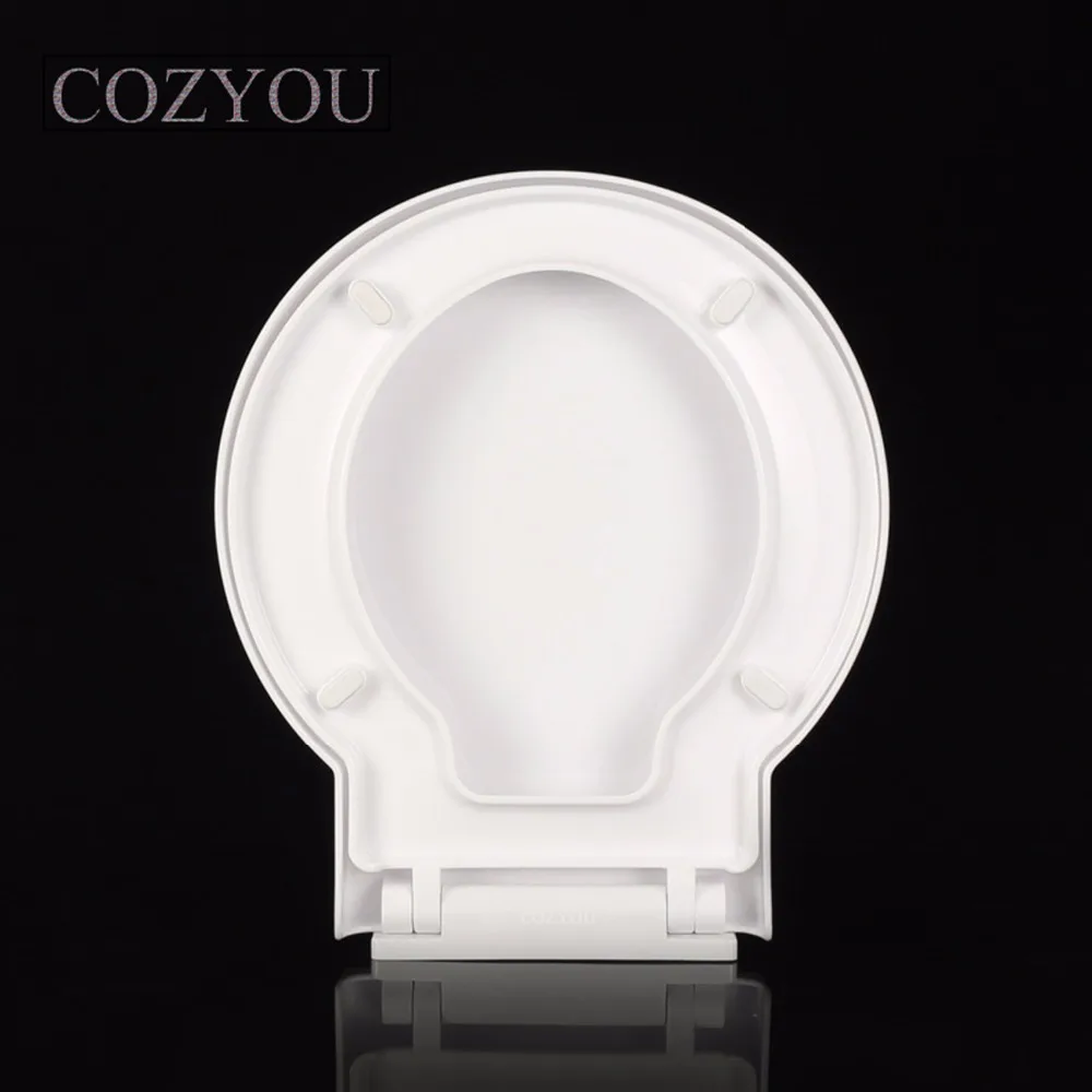 Толстая круглая крышка для унитаза PP белая пальто быстрая разборка длина и