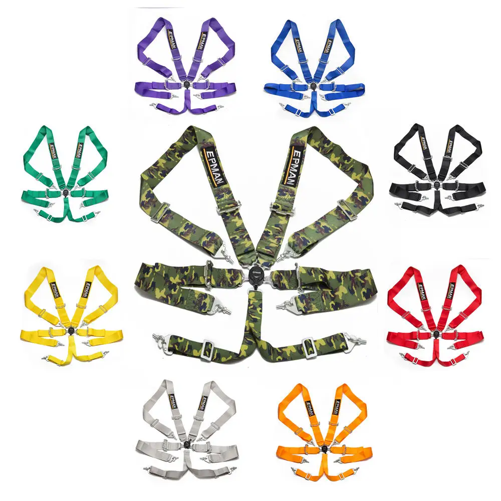 Универсальный Ремень безопасности One 6 Point Racing ремень Camlock 3 &quot красный для Steap EPM