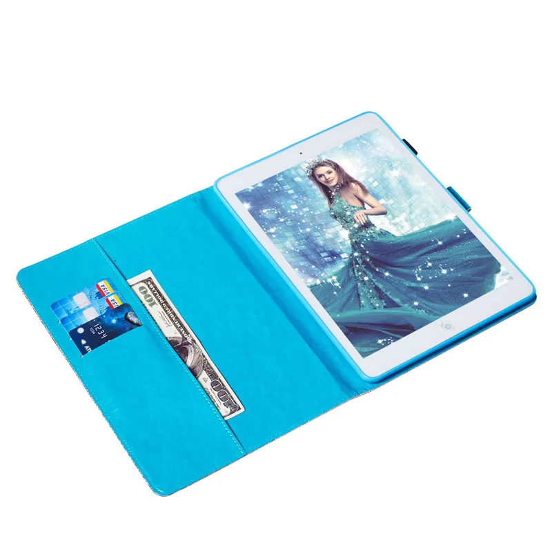 Блестящий чехол Wekays для Apple Ipad 6 Air 2 A1566 A1567 мультяшный Единорог Чехол Ipad6 Air2 чехлы
