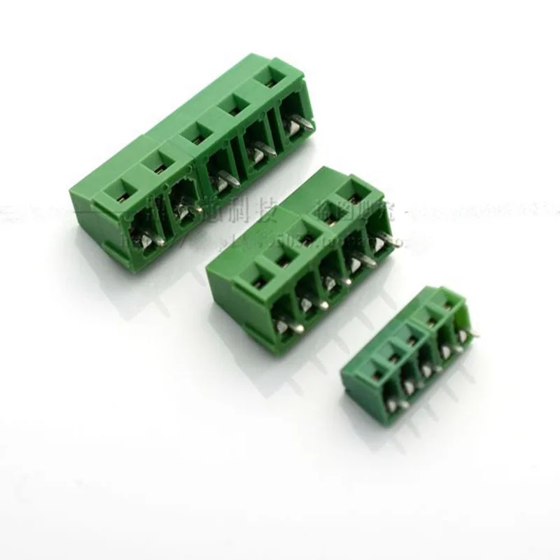 Клеммная колодка PCB винтового типа 10 шт./лот железная экологически безопасная 2P 3P