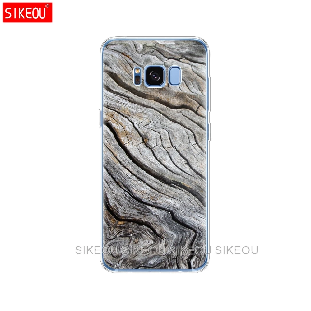 silicone case for Samsung Galaxy S9 S8 S7 S6 edge S5 S4 S3 PLUS phone cover Pattern wood textures | Мобильные телефоны и