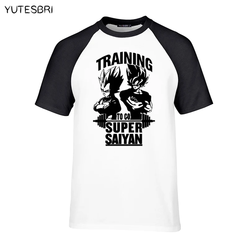 TrainingTo Go Супер Saiyan DRAGON BALL рубашка двойная крутая футболка хлопковая Повседневная