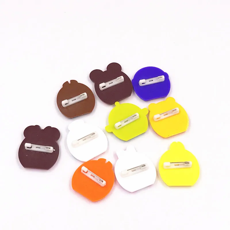 10 шт. Мультяшные мини значки с Микки Минни медведи пинбэки одежда пуговицы