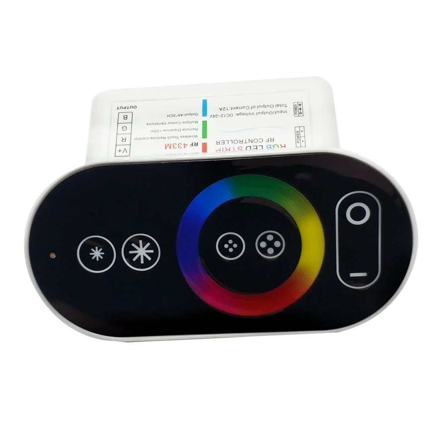DC 12-24V RF 12 A wireless Touch Remote Controller 4A*3CH RGB Led Strip for 2835 5050 3014 | Лампы и освещение