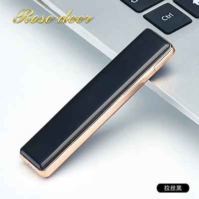 Портативная Безопасная электронная мини-зажигалка с зарядкой от USB