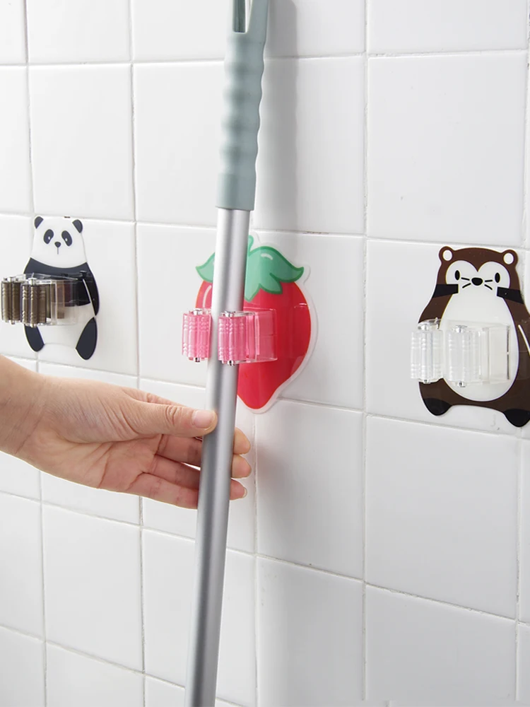 Ванная комната бесплатно пробивая Швабра мультфильм фрукты зажим для швабры