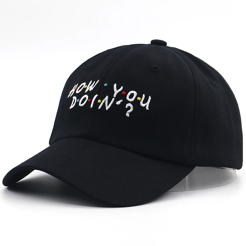Бейсболка dad hat HOW YOU DOIN регулируемая хлопковая Повседневная Кепка в стиле хип-хоп