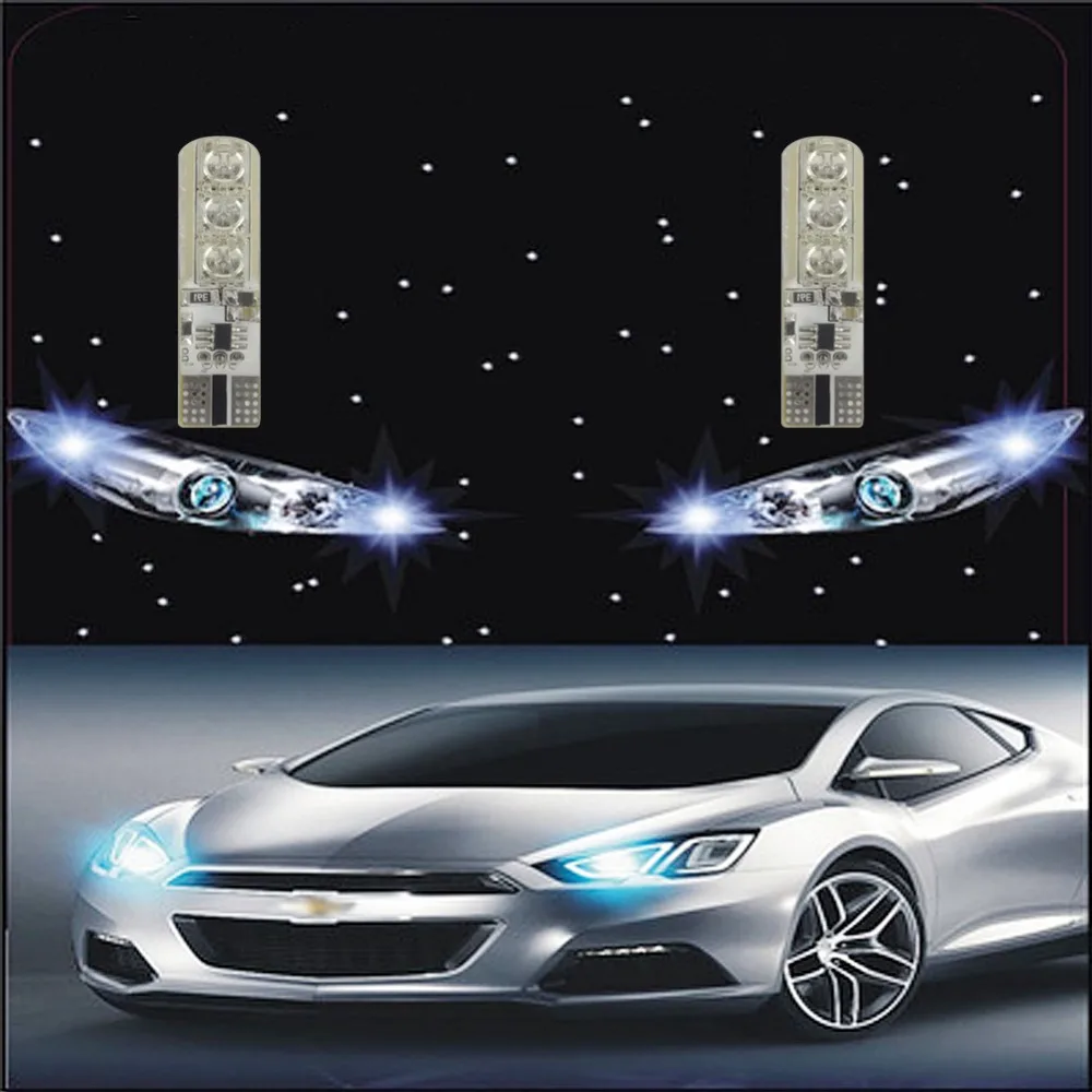Safego Новые 2 шт. T10 Автомобильная атмосферная лампа светодиодный свет с