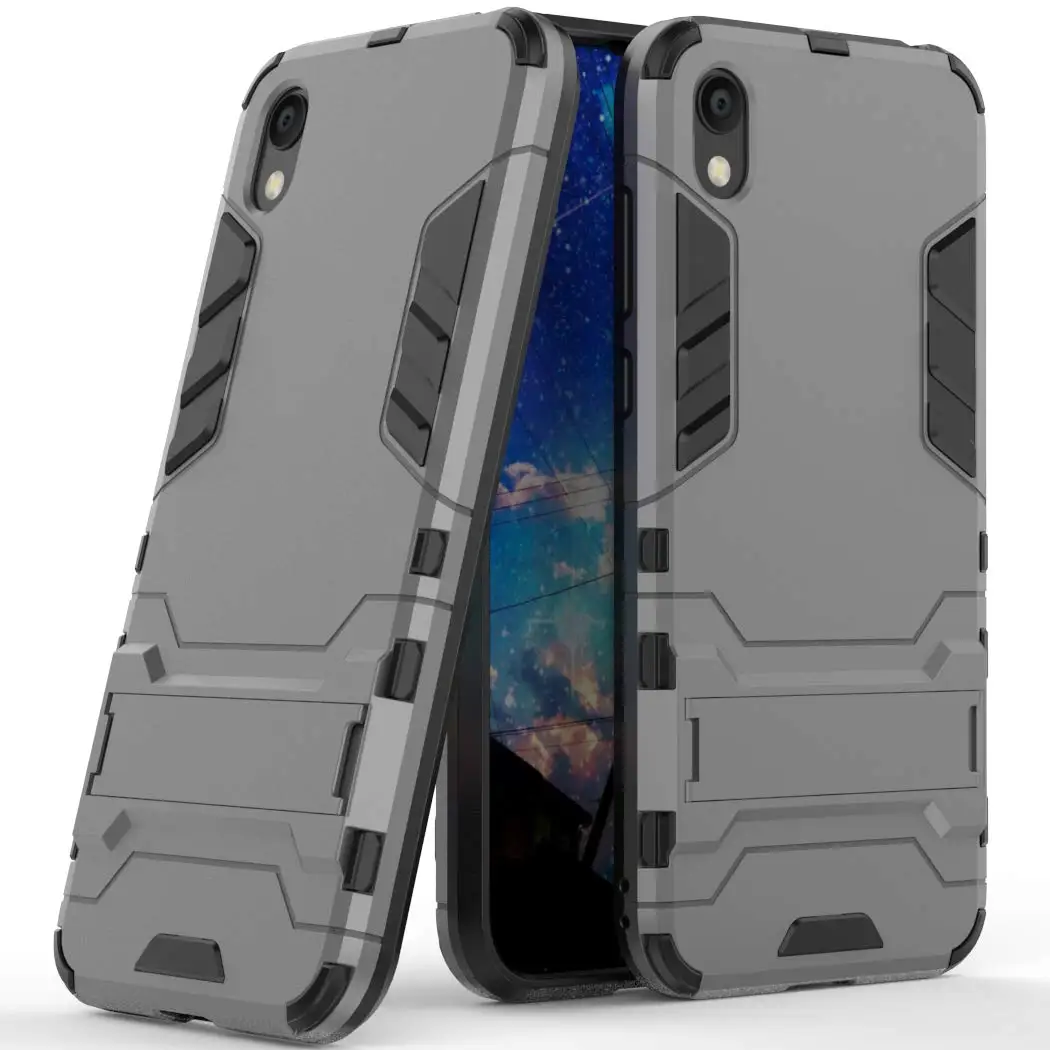 Robot Armor gray Чехол для huawei Y5 чехол huawei y5 y5 сверхпрочный силиконовый бампер противоударный прочный защитный чехол для телефона - Цвет: Robot Armor gray