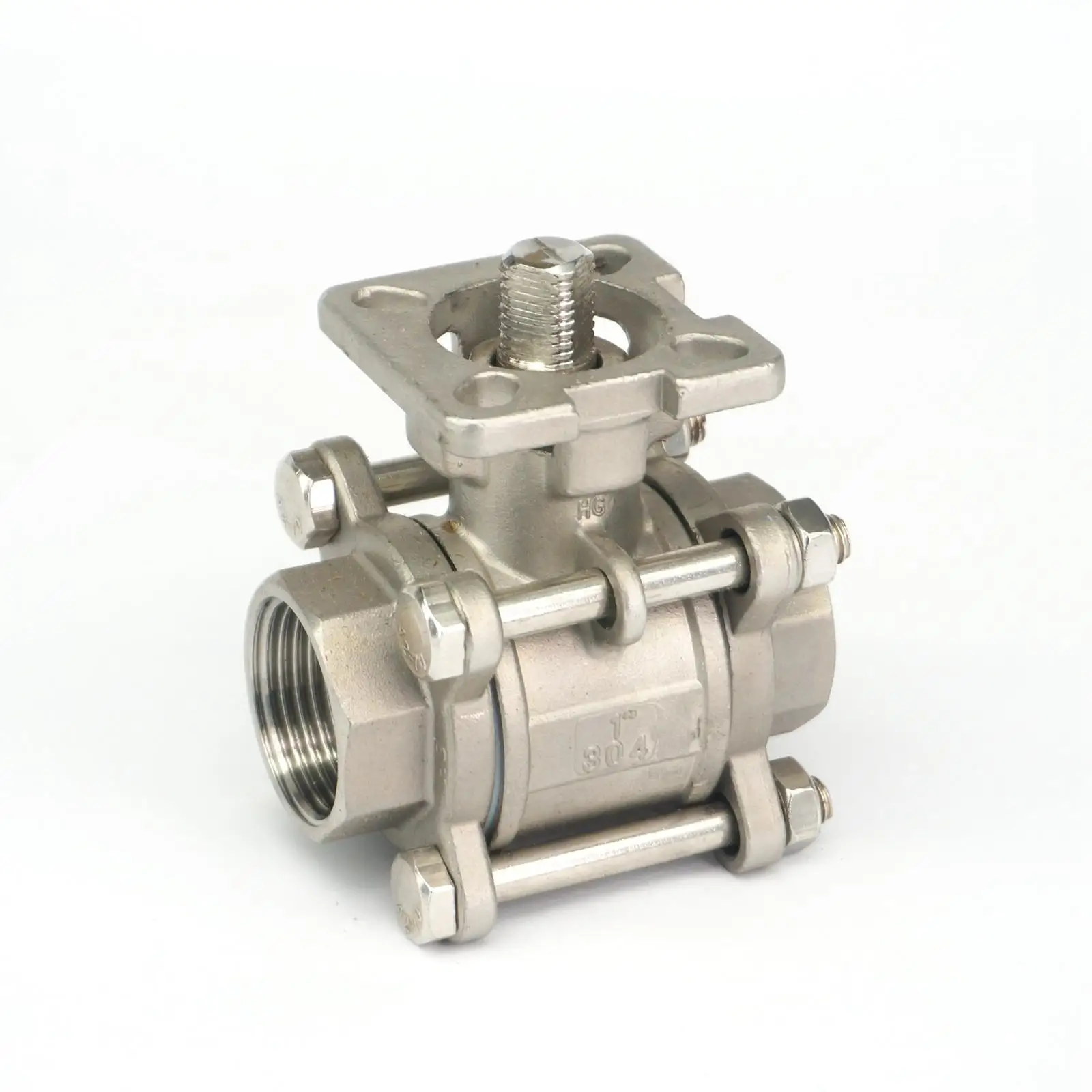 DN20 3/4 &quotBSP Женская нить 304 нержавеющая сталь 1 шт. шаровой клапан масло Вода Воздух