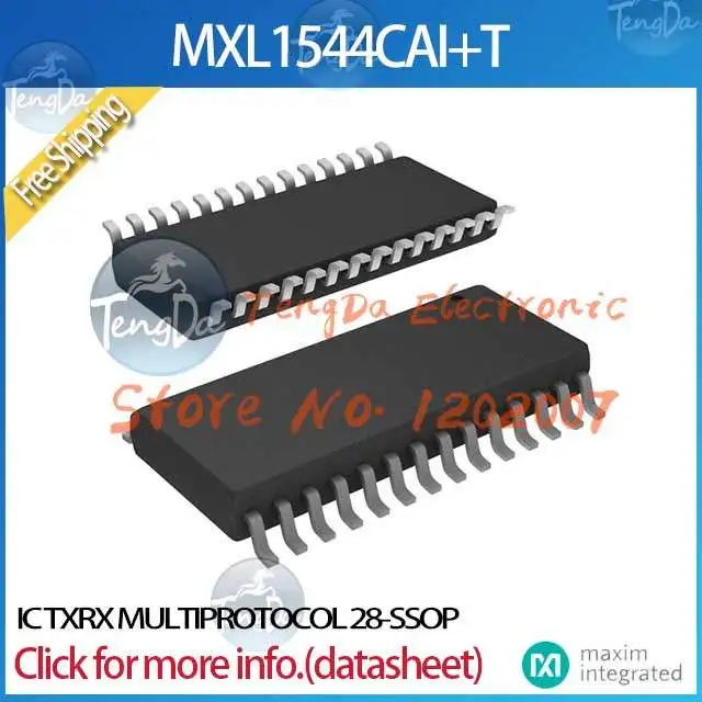 Free Shipping 1PCS/lot MXL1544CAI IC TXRX MULTIPROTOCOL 28-SSOP 1544 MXL1544 MXL1544C MXL1544CA | Электронные компоненты и