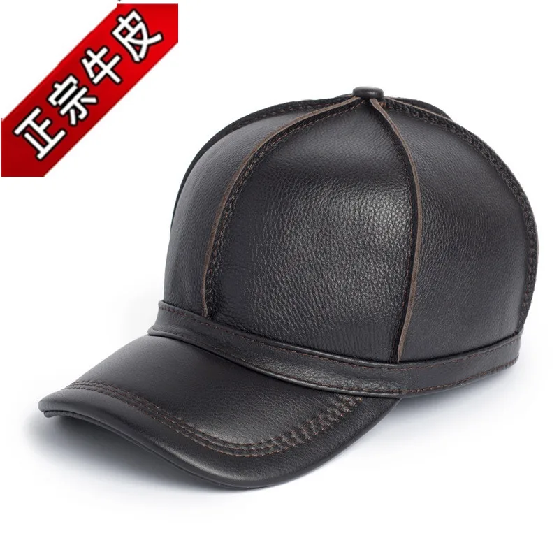 First layer of cowhide cap genuine 