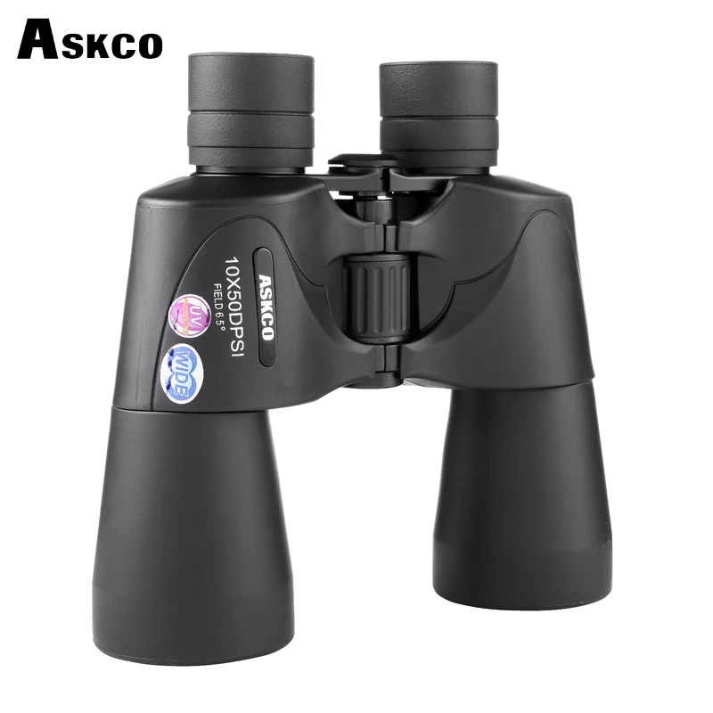 Военный бинокль Askco HD 10X50 водонепроницаемый портативный телескоп с призмой Bak4 Lll