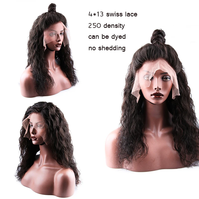Горячие Красота волос 13*4 Синтетические волосы на кружеве Wigs180 % плотность Реми