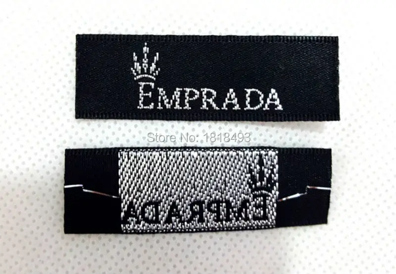 Бесплатная доставка Пользовательские одежда тканые этикетки/одежды футболка