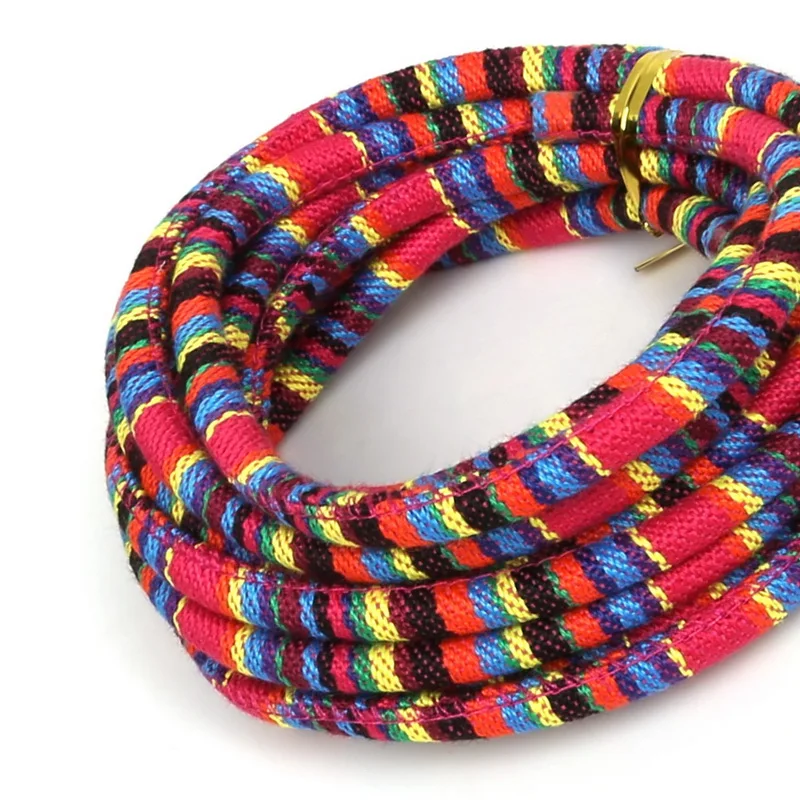3 м/лот Новое поступление многоцветная веревка из ткани в богемском стиле шнур