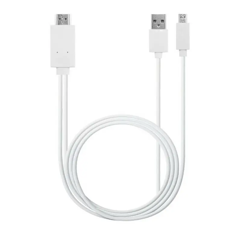 Новые поступления MHL Micro USB к HDMI 1080P HD ТВ адаптер из свинца Смарт соединительный кабель сотовый телефон тв