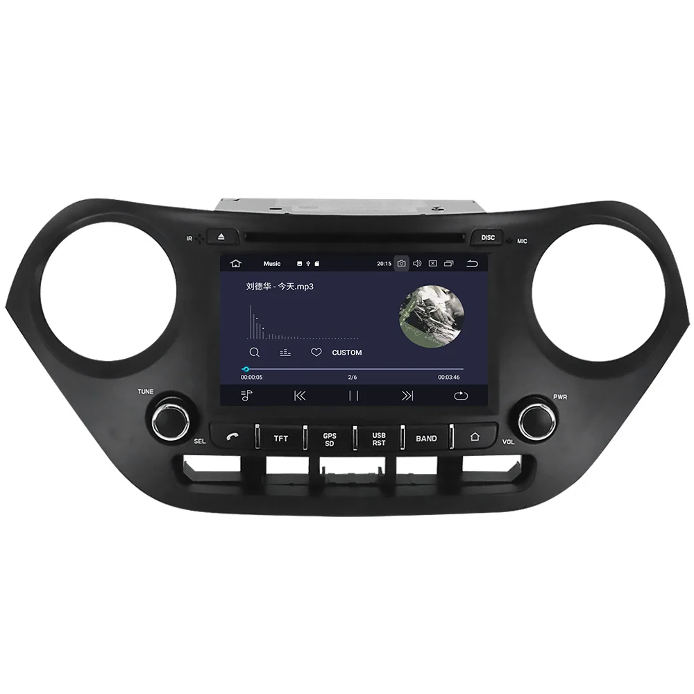 Android 9 0 4 + 32 ГБ Автомобильный dvd плеер для Hyundai I10 I 10 2013 2014 2015 2016 Радио GPS Карта