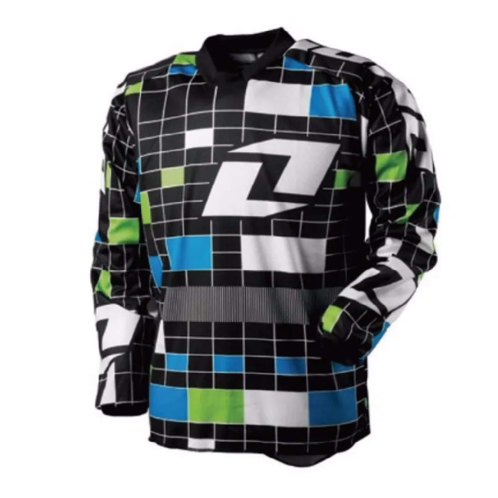 Мужчины с длинным рукавом мотоцикл открытый скорость сдаться мотокроссу