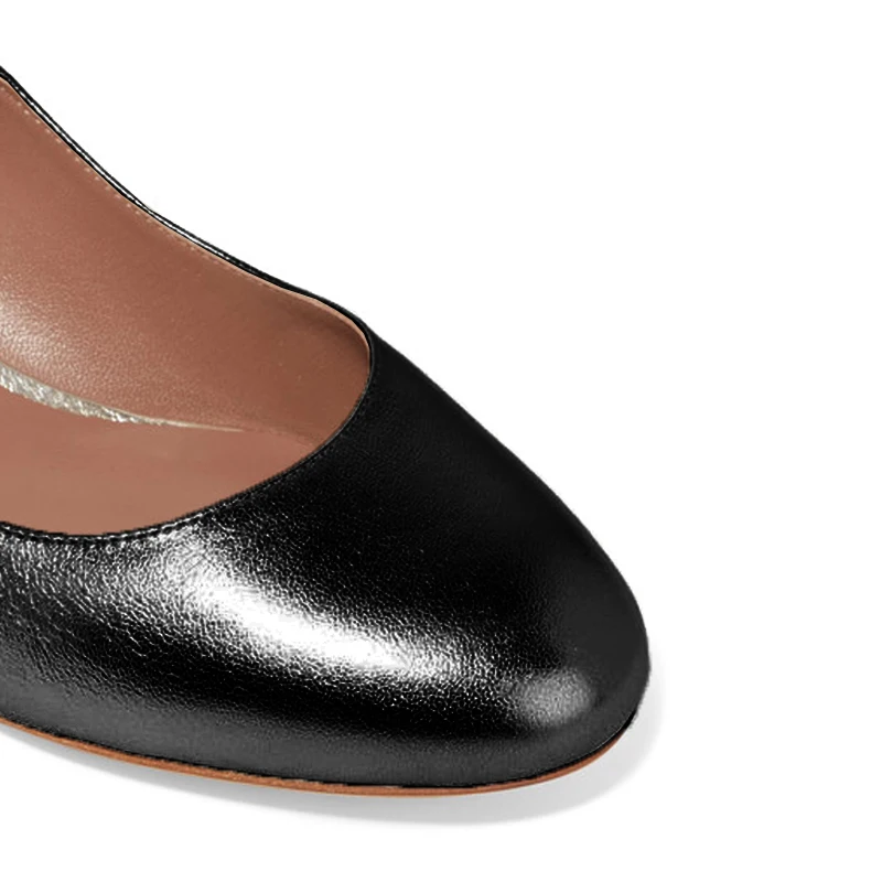 Туфли-лодочки светильник из лакированной кожи на массивном каблуке | Обувь