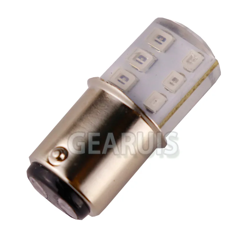 10 шт. силиконовые светодиодные ламсветильник P21 5 вт 1157 BAY15D 12 SMD 2835 | Автомобили и