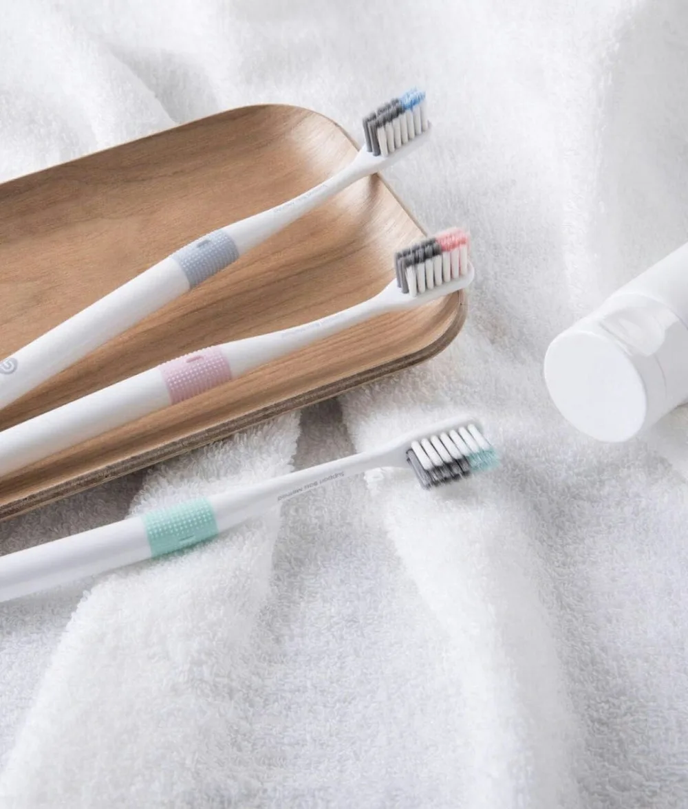 4 шт Xiao mi Youpin Doctor Bei, зубная щетка для басов mi Home, Глубокая чистка кистей, ручная, Экологически чистая, с коробкой для путешествий