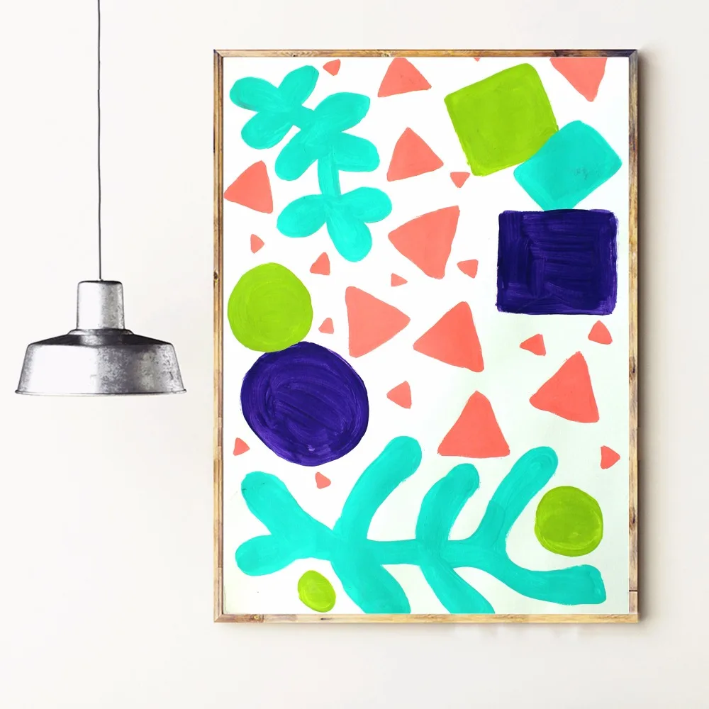 Matisse Абстрактная Картина на холсте Wall Art Nordic украшения дома Современные плакат