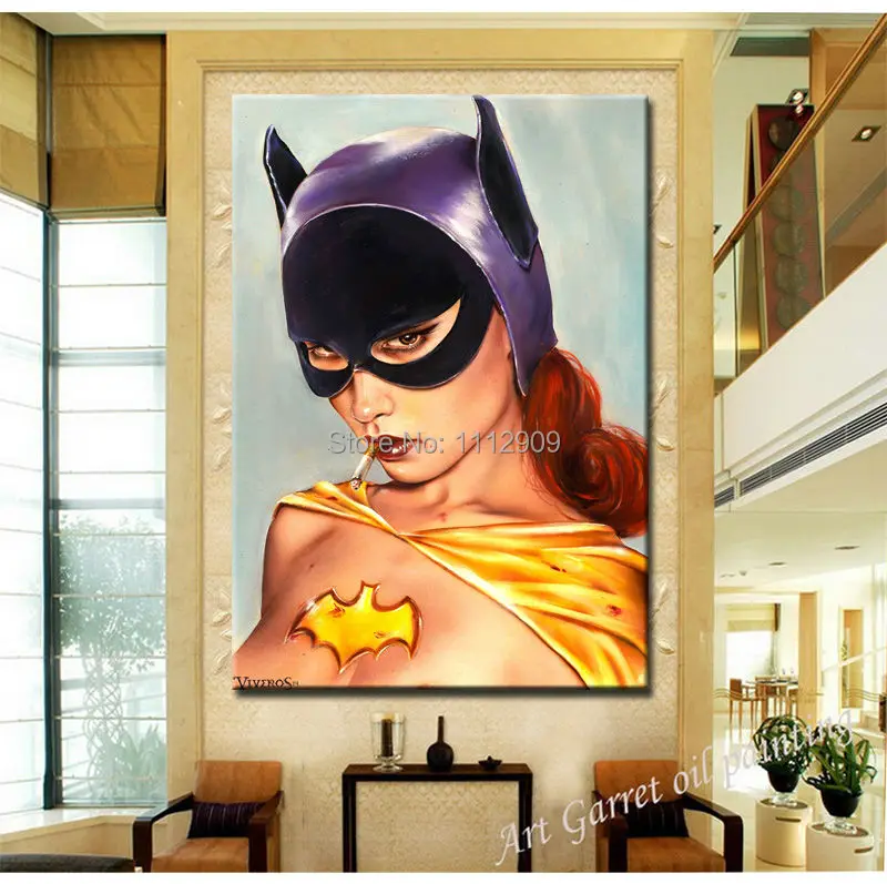 Ручная роспись знаменитой репродукции картин Brian M красивая сексуальная девушка