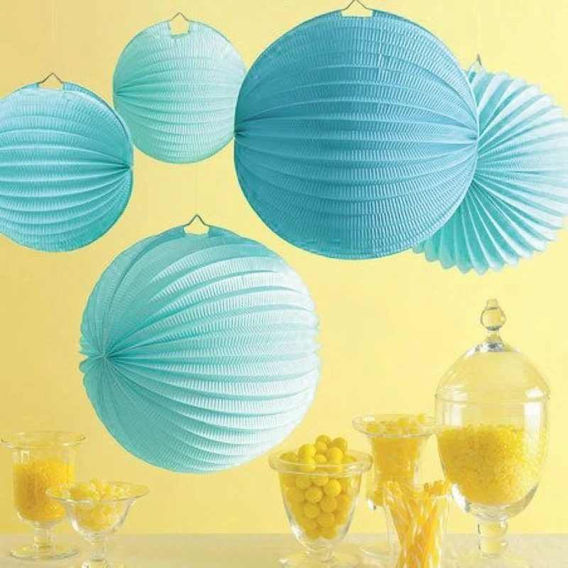 Wedding Birthday Party Showers Decoration 19cm Hanging Watermelon Accordion Paper Lanterns For Home Event Festival Decor | Дом и сад