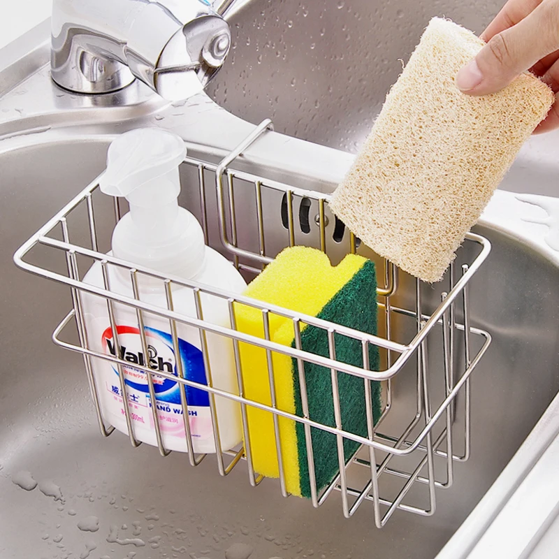 Нержавеющая сталь корзина мыло губка раковина держатель для ванной комнаты с