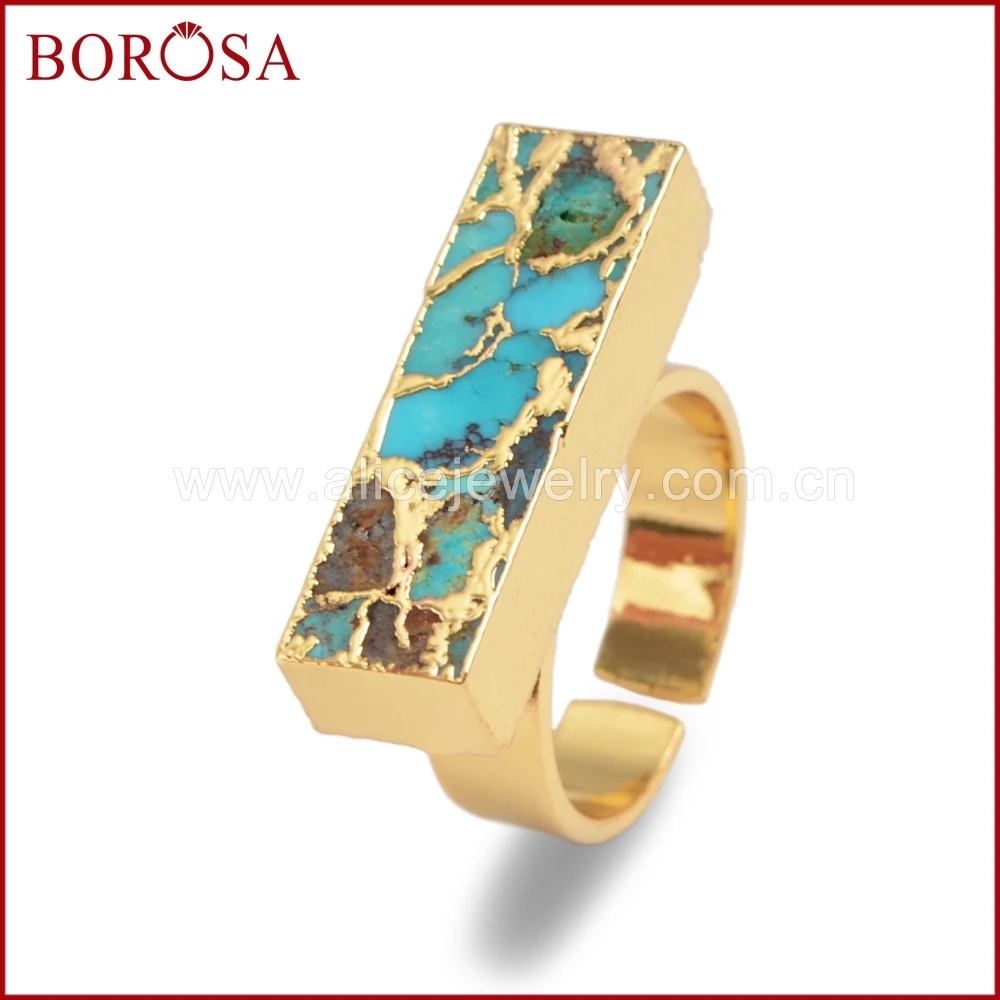 BOROSA 5/10 шт. золотого цвета натуральная медь стандартные украшения для женщин
