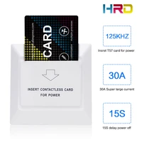 hiread wall access control energy saving with 125khz id card like tk4100t5577em4305 for hotel room electronic induction switch