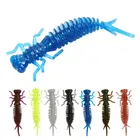 5 шт. мягкие личинки, приманки 5,5 см7,5 см10 см, воблеры, рыболовная приманка, искусственная силиконовая рыболовная приманка, червь, окунь, щука, гольян, джигггинг