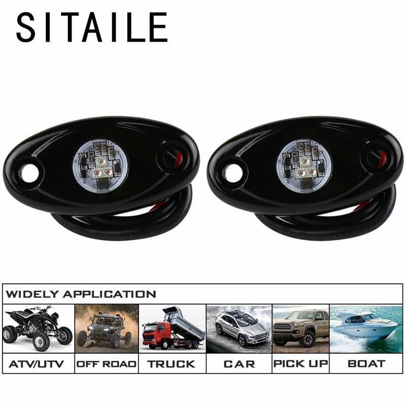 SITAILE T10 W5W RGB светодиодные автомобильные лампы с пультом дистанционного