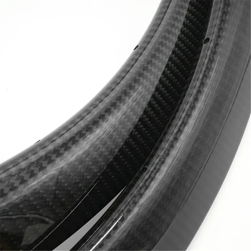 700C road disc rims 44x28mm 330g tubular wheel carbon rim bike 700c ERD 551mm | Спорт и развлечения