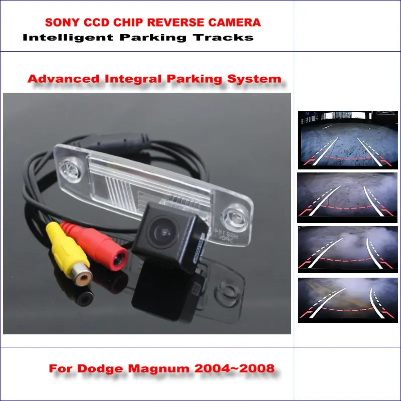 

Car Rear Camera For Dodge Magnum 2004-2008 Intelligent Parking Tracks Reverse Backup NTSC RCA AUX HD CCD SONY CAM